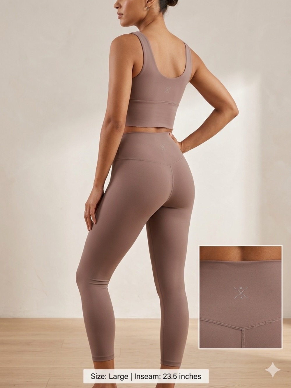 Free Spirit Outlet Balance Leggings 2.0 Tan Size L